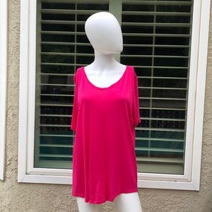 Joe Fresh Hot Pink ShortSleeve Tee SzLG